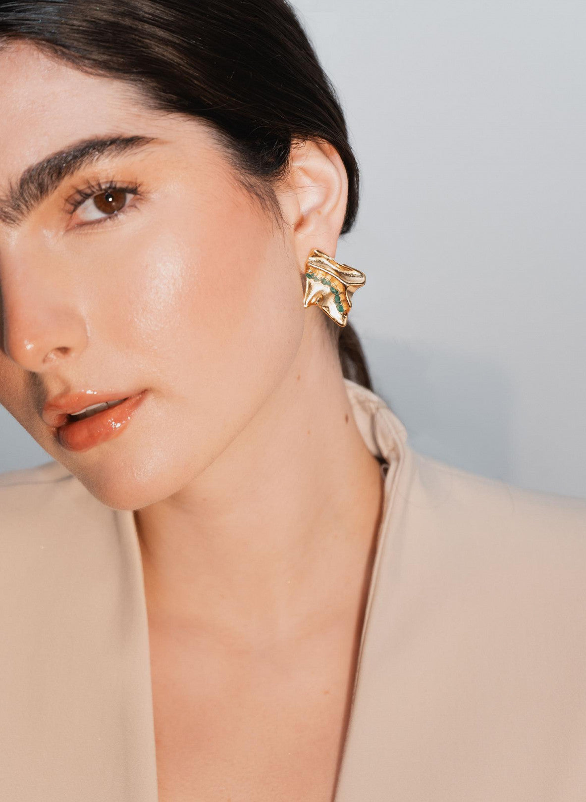 Aretes Rombo Irregulares