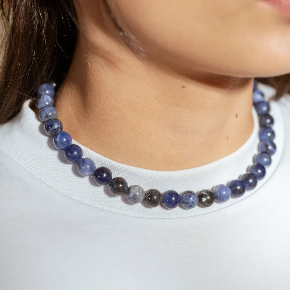 Collar piedra Lapizazuli azul