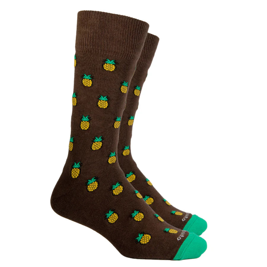 Medias Cafés Piñas