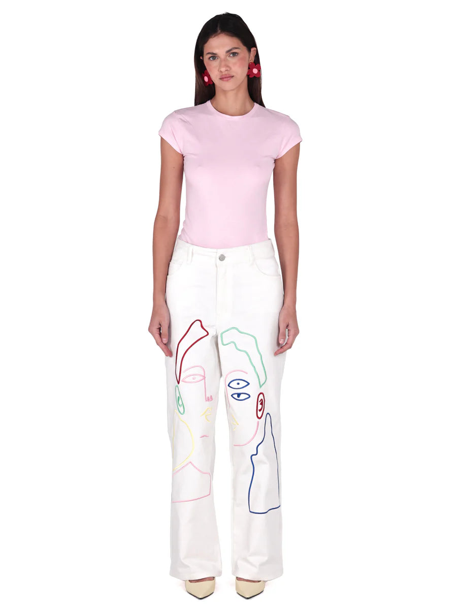 Pantalón Chava Color Blanco