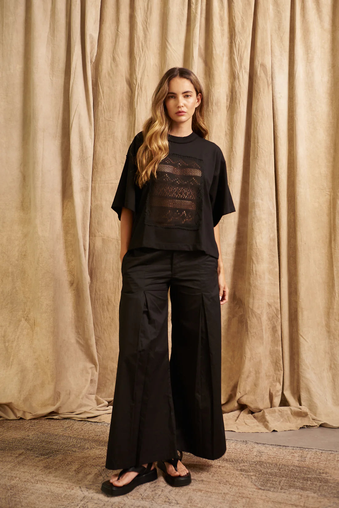 Pantalón Popelina Negro