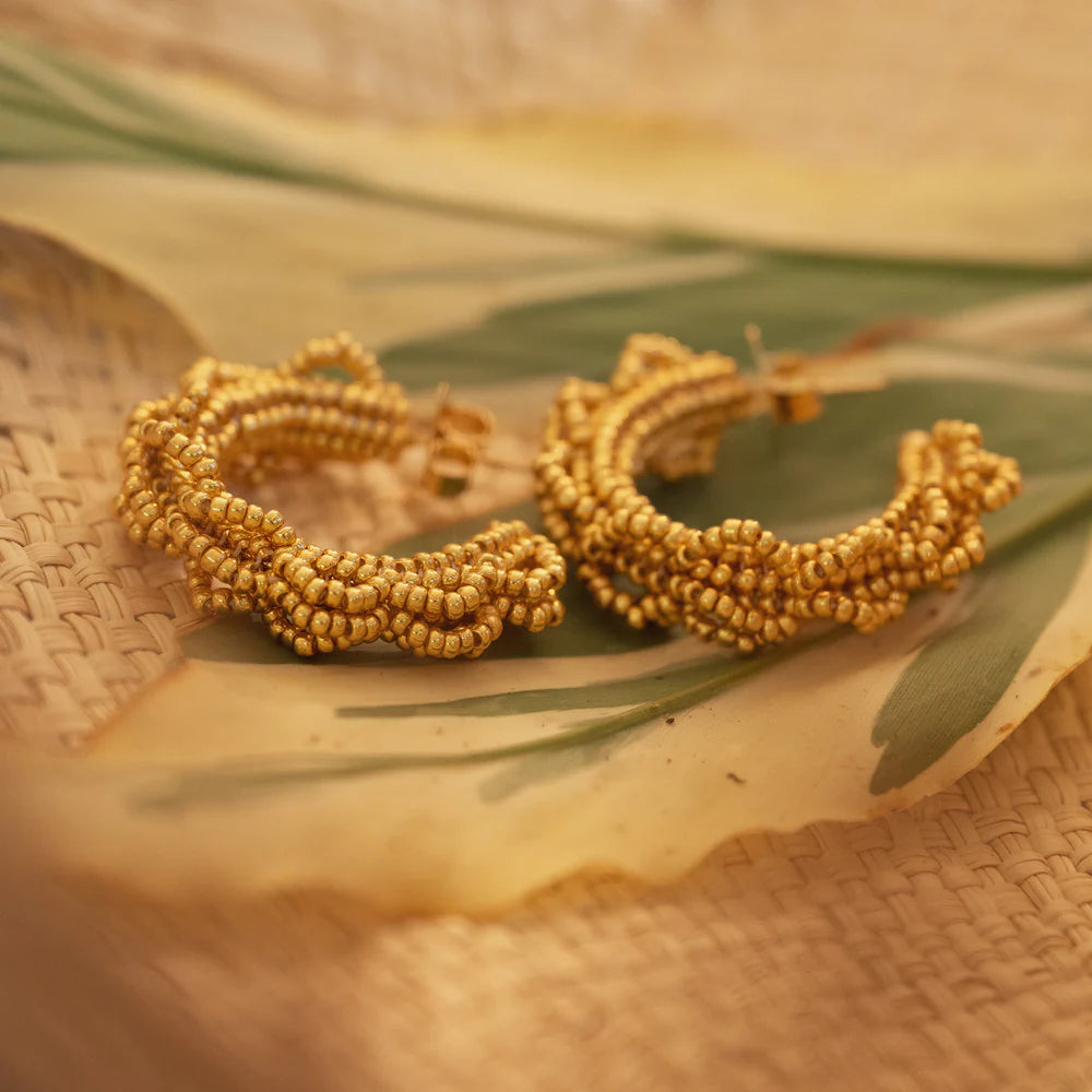 Aretes Candongas Terrenal Dorado