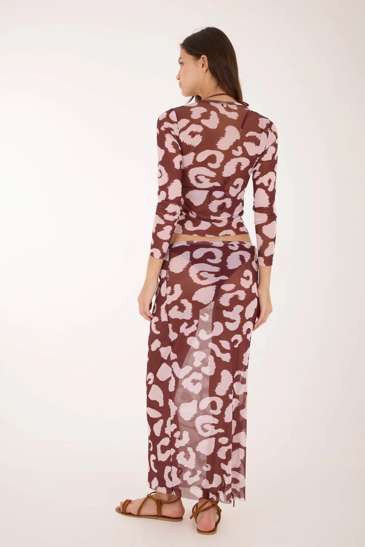Skirt Amber Leopard Sleek