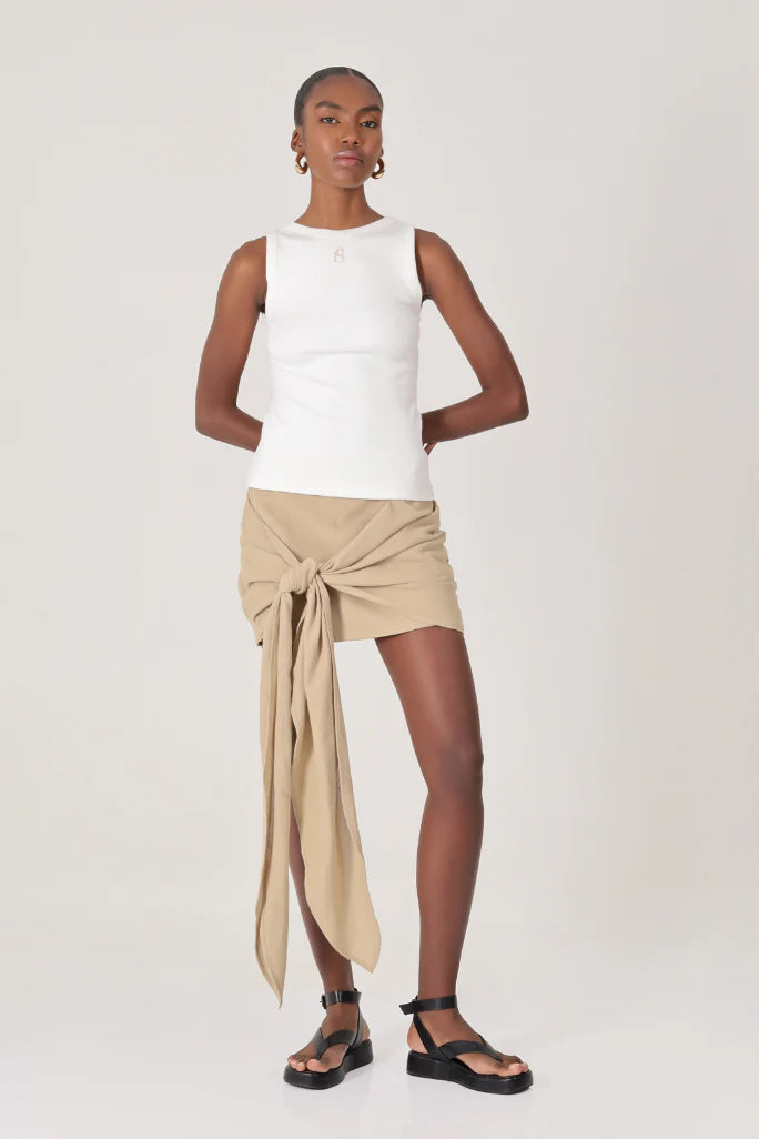 180 Tank Top Off White