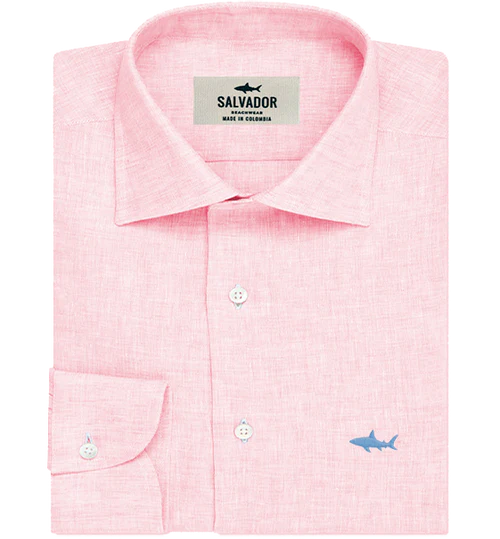 Camisa rosado pastel deals