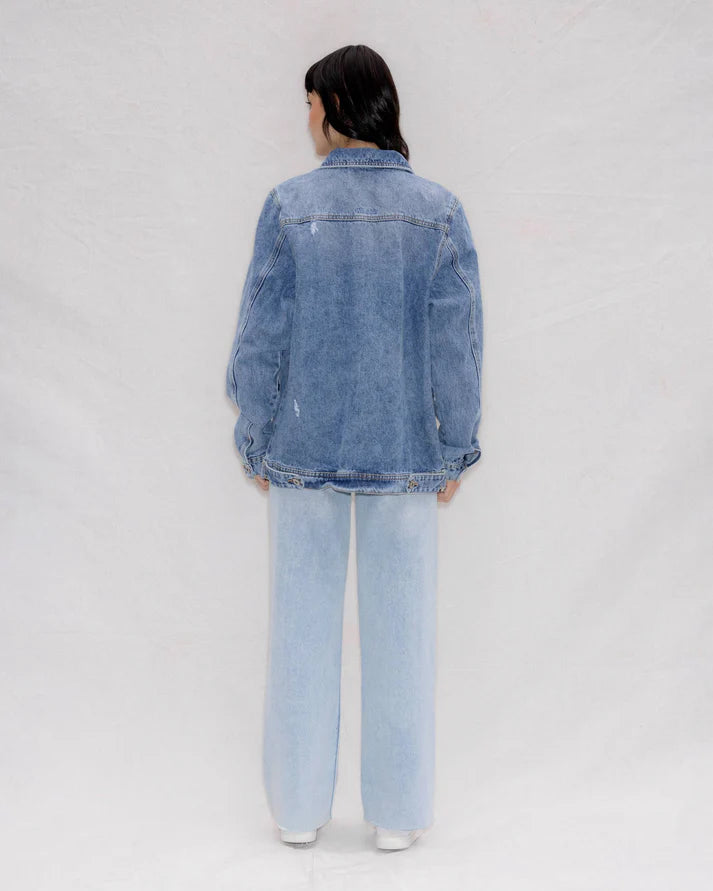 Chaqueta Isabel Azul Medio