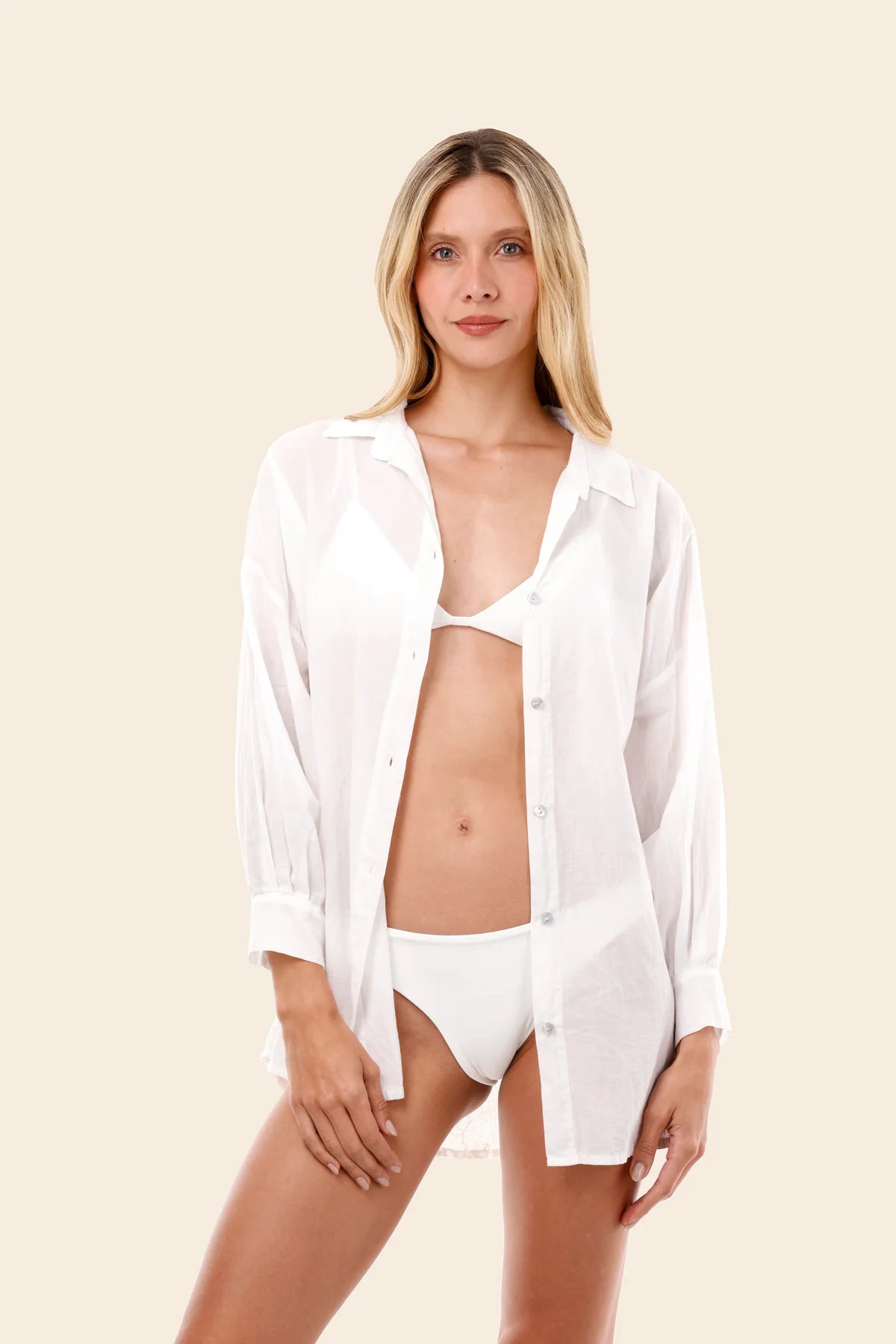 Shirt White Vera Lace