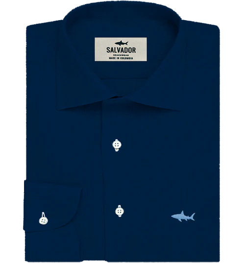 Camisa Azul Oscuro