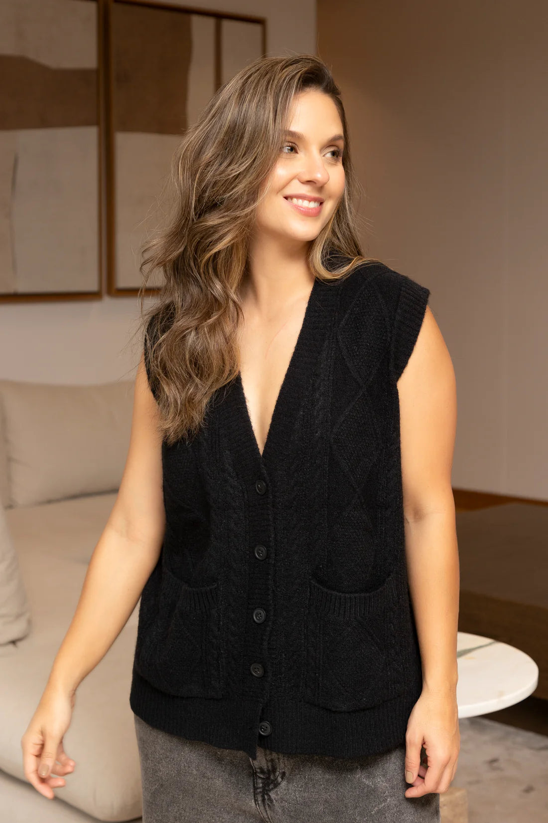 Chaleco Aura - Black