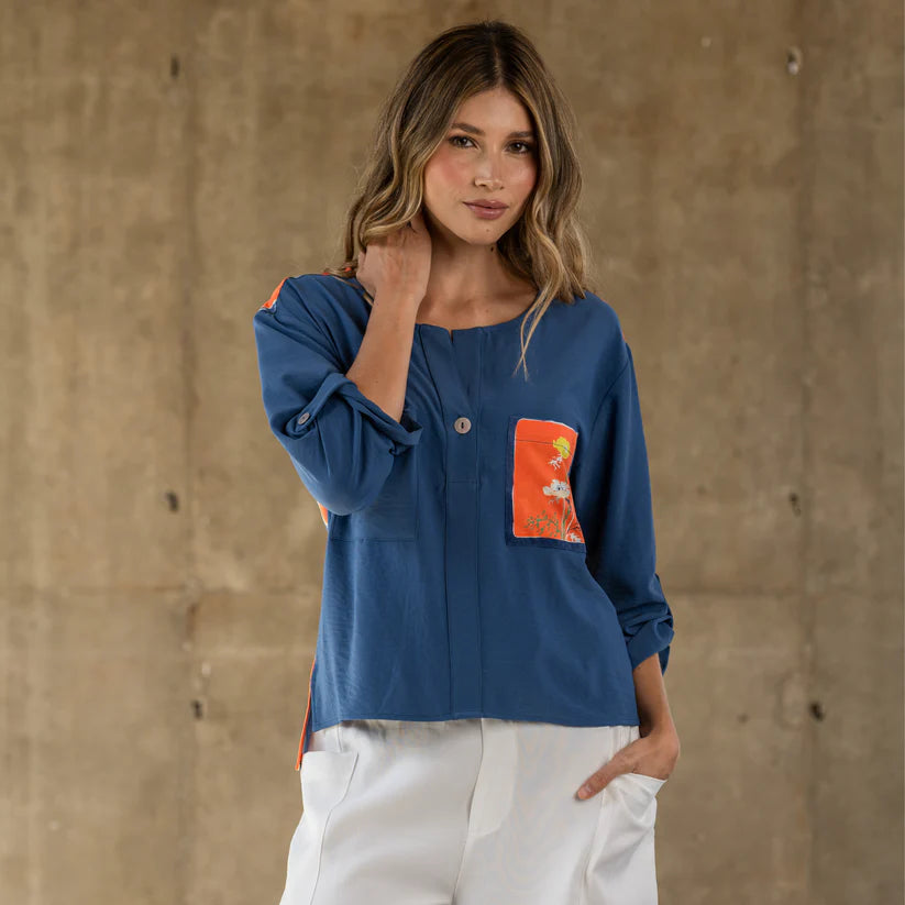 Blusa Alamo Azul