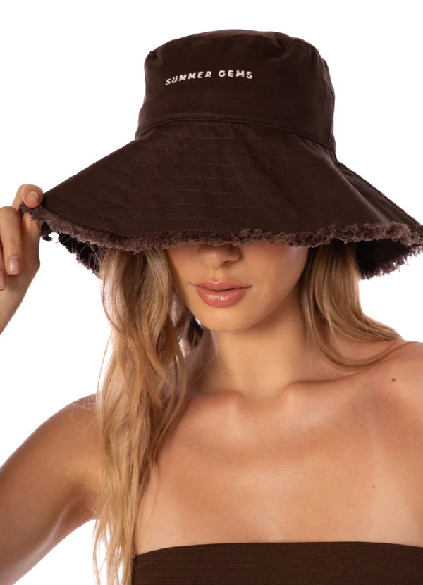 Bucket Hat Chocolate