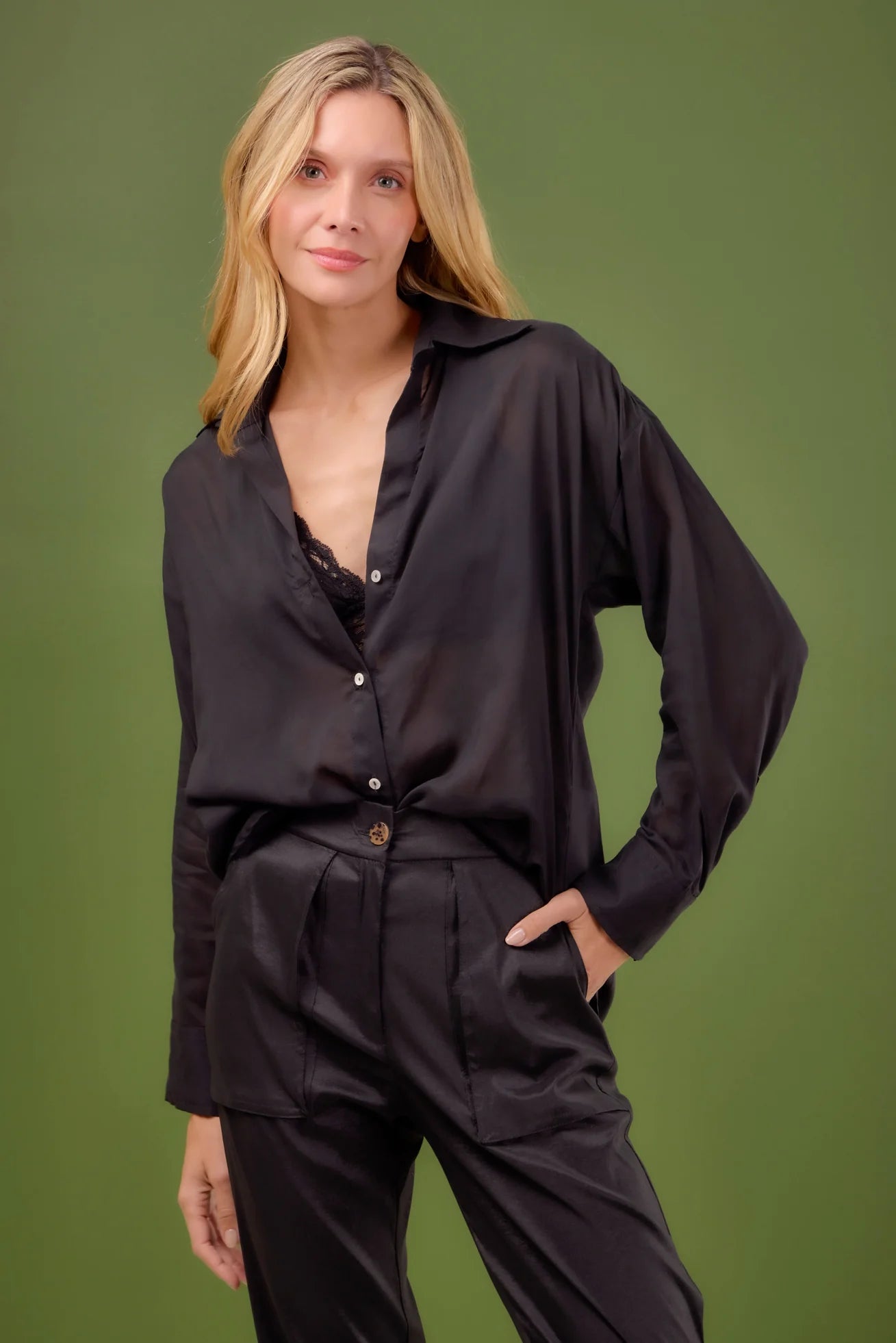 Camisa Tradicional Black