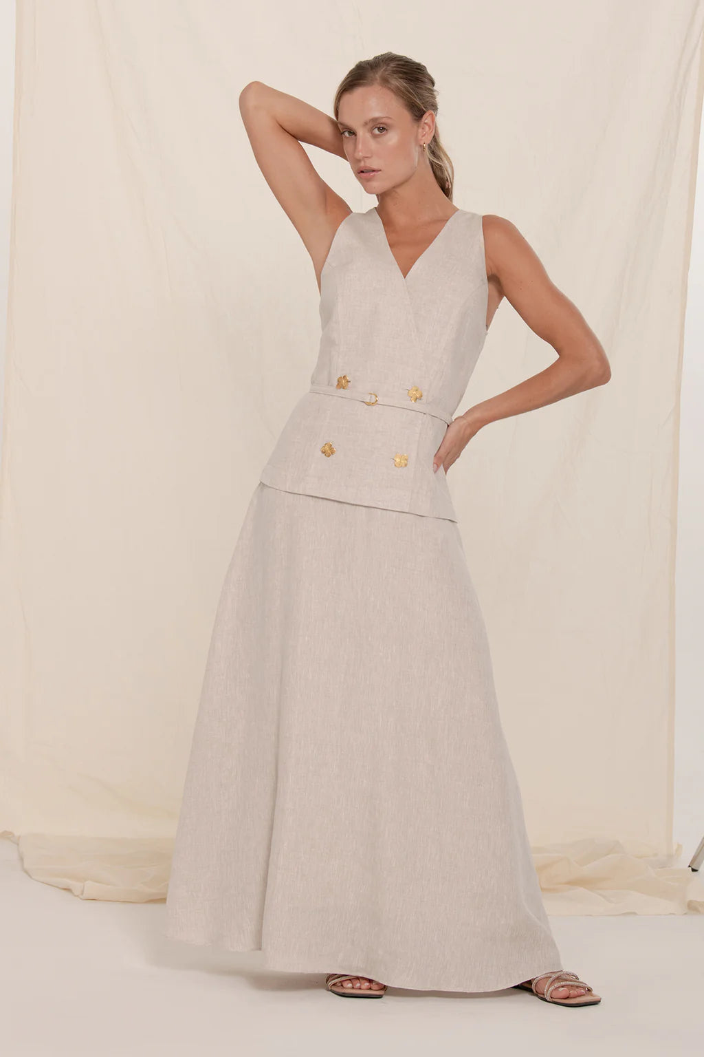 Vestido Anabella Arena