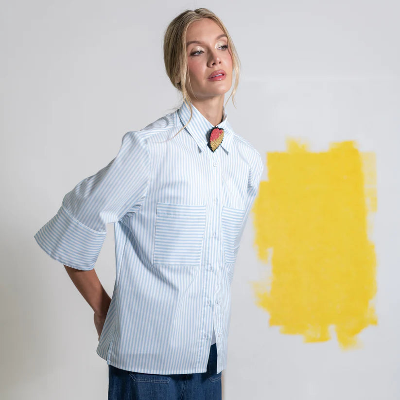 Camisa Silvestre Rayas Azules