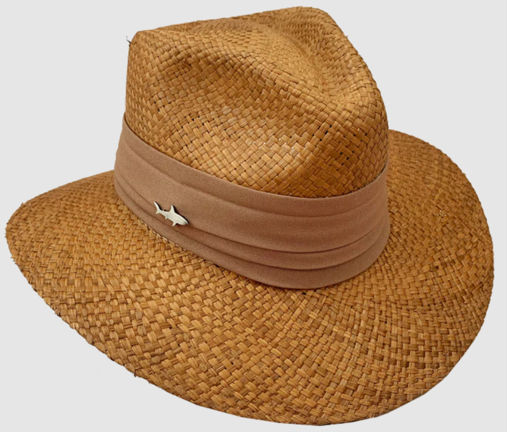 Sombrero Oscuro Cinta Ancha Tabaco