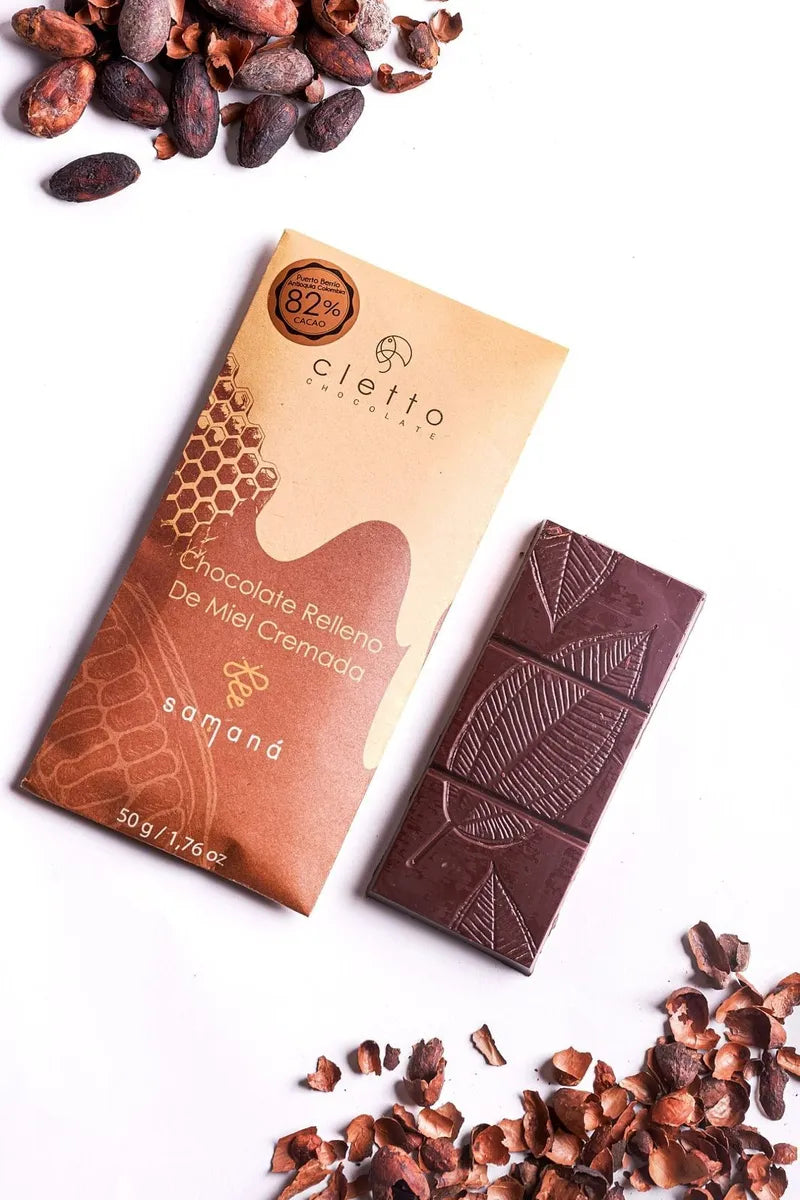 Tableta Chocolate Miel 82% 50gr