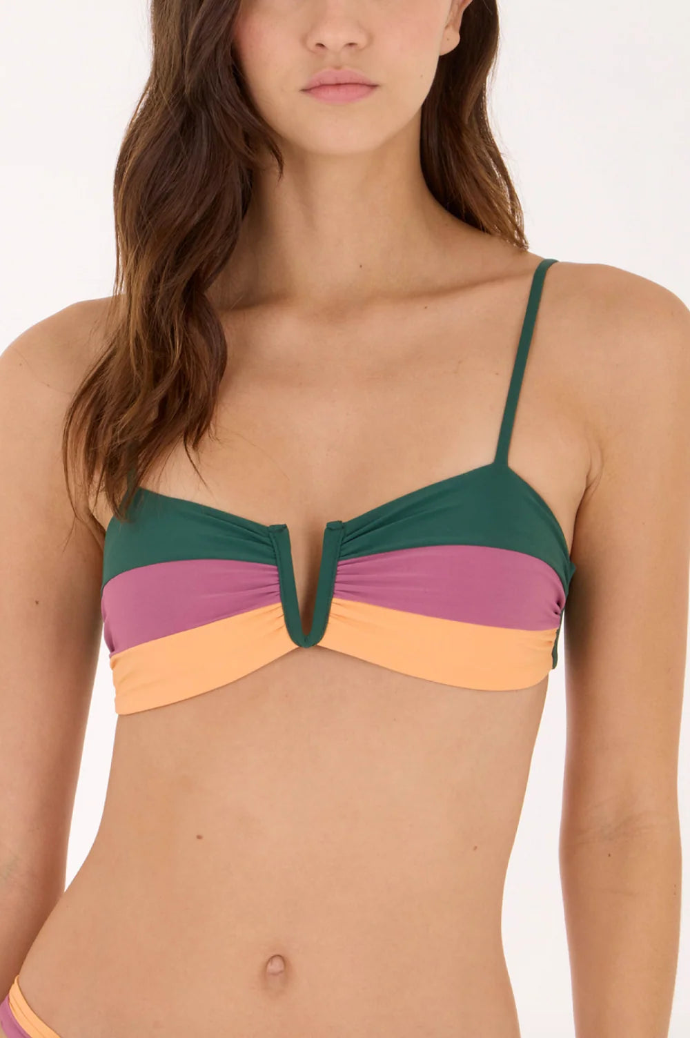 Tessa Top & Bold Bottom Emerald Color Blend