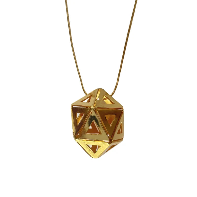 collar icosaedro