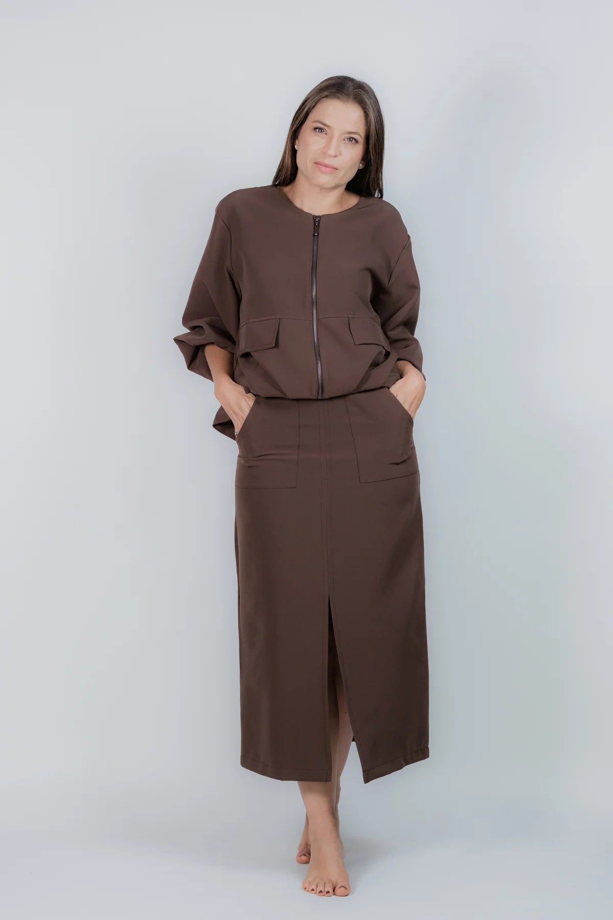 Chaqueta Bomby Café