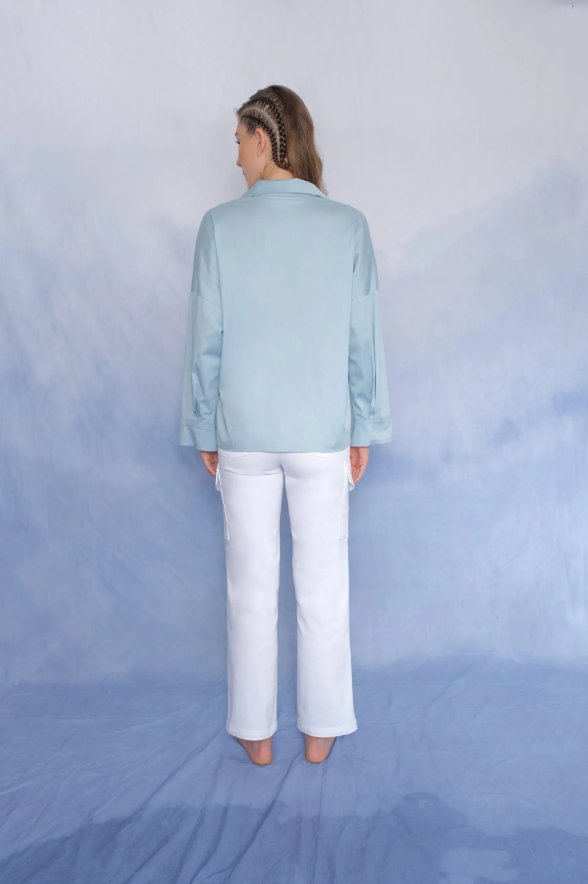 Camisa Florian Baby Blue