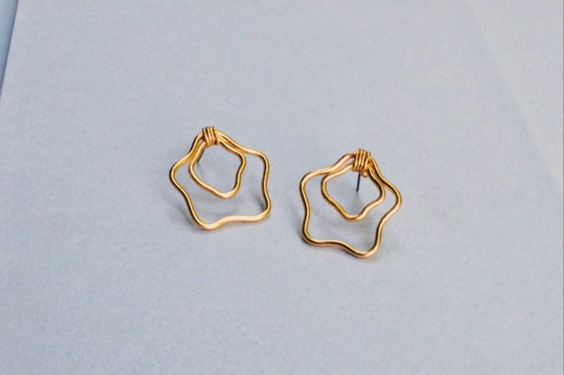 Aretes Inírida Espejo De Sol