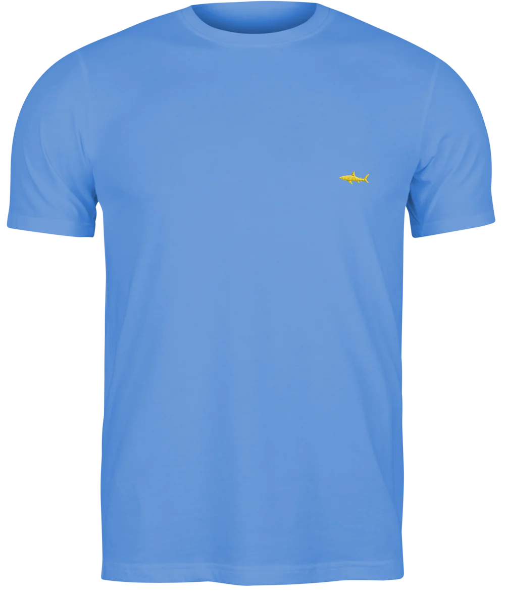 Camiseta Azul Medio