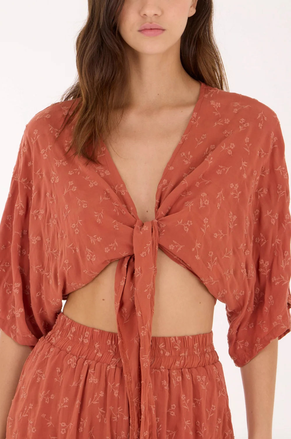 Shirt Sunset Embroidery Isla