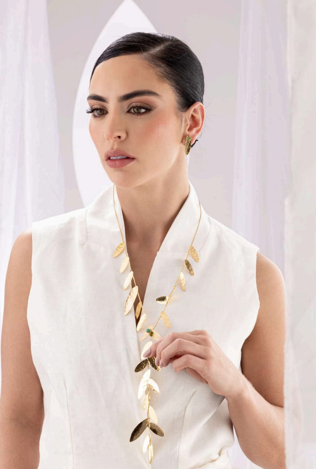 collar maxi atenea dorado