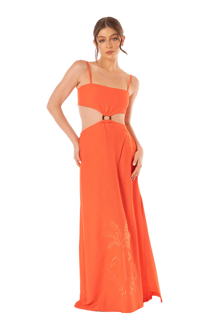 Dress Marea Solid Palmeral