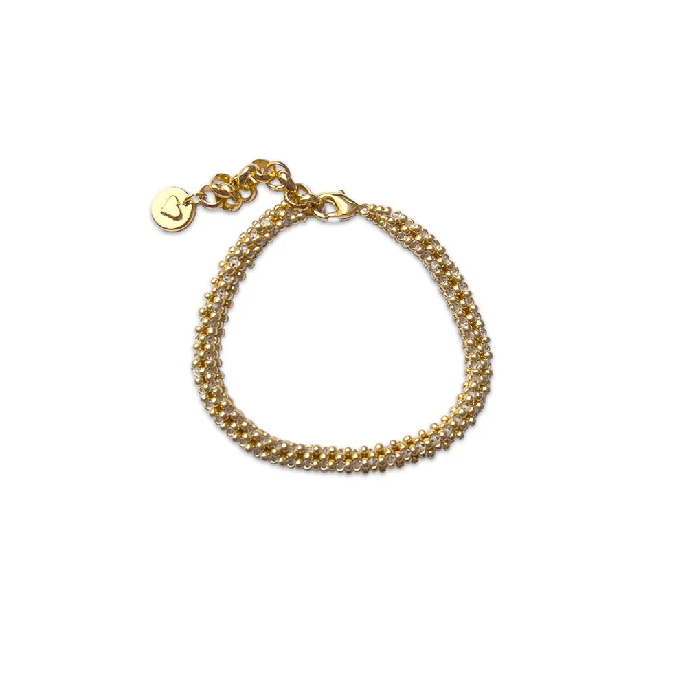 Pulsera Manglar Tejida Dorada
