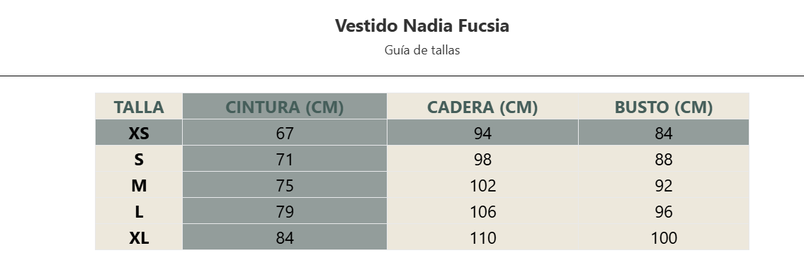 Vestido Nadia Fucsia