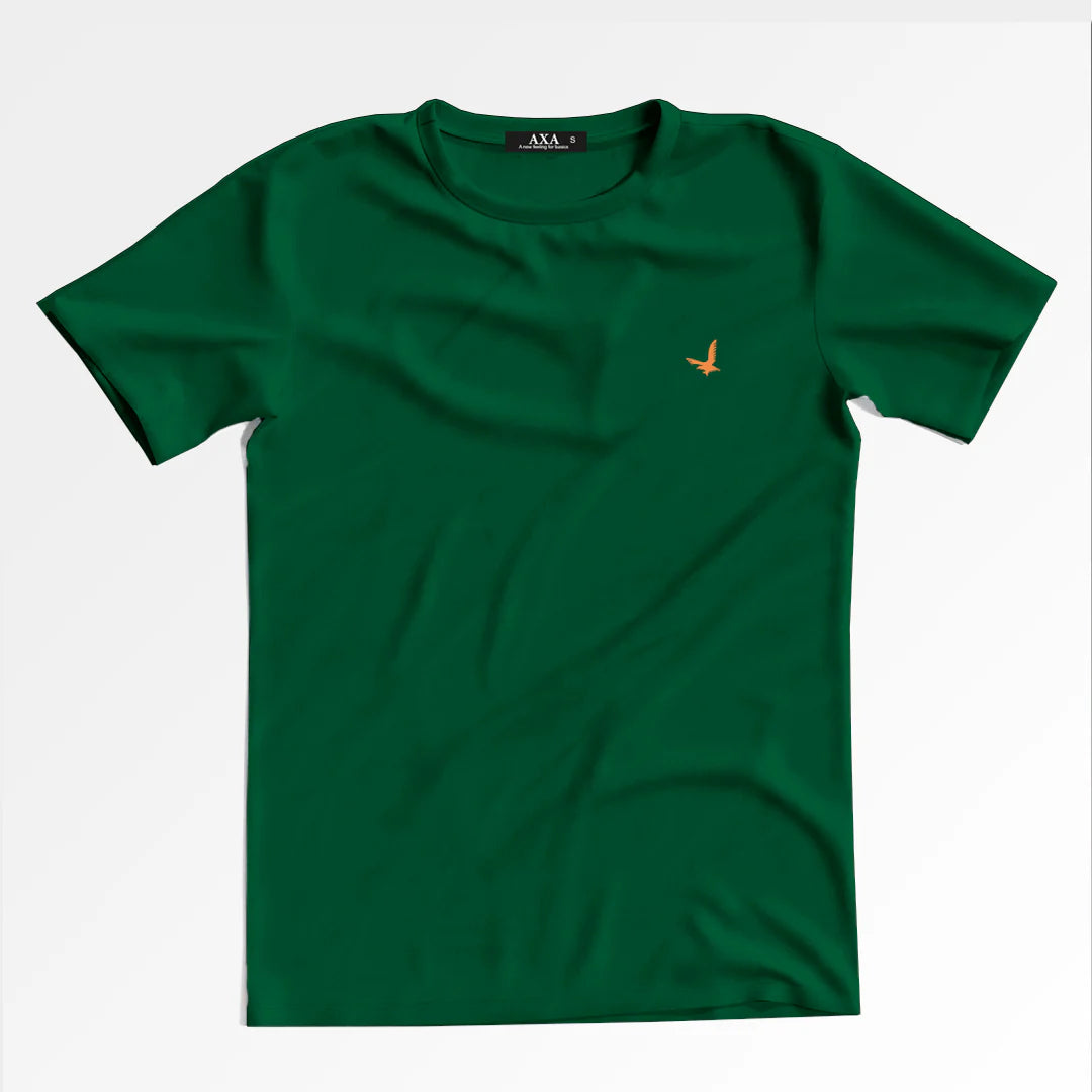 Camiseta Tacto Frio Bordado en Contraste