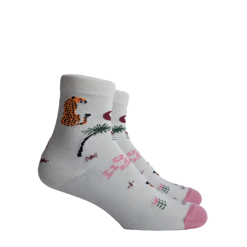 Medias Crudo Leopardo