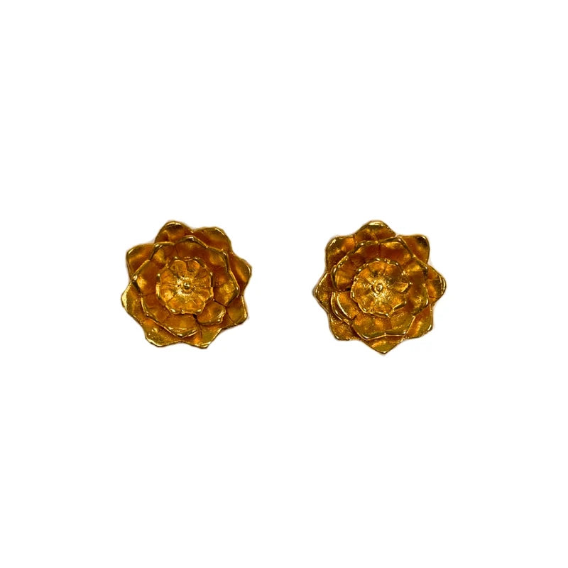 Aretes flor de loto xl
