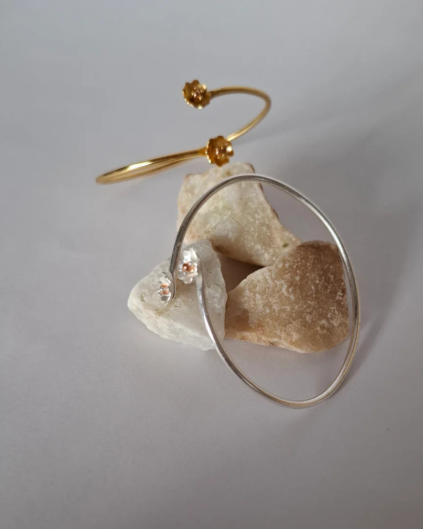 Brazalete Primer Latido Plata