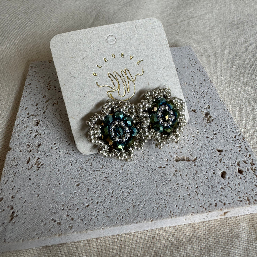Aretes Hierba de Añañuca Verdes