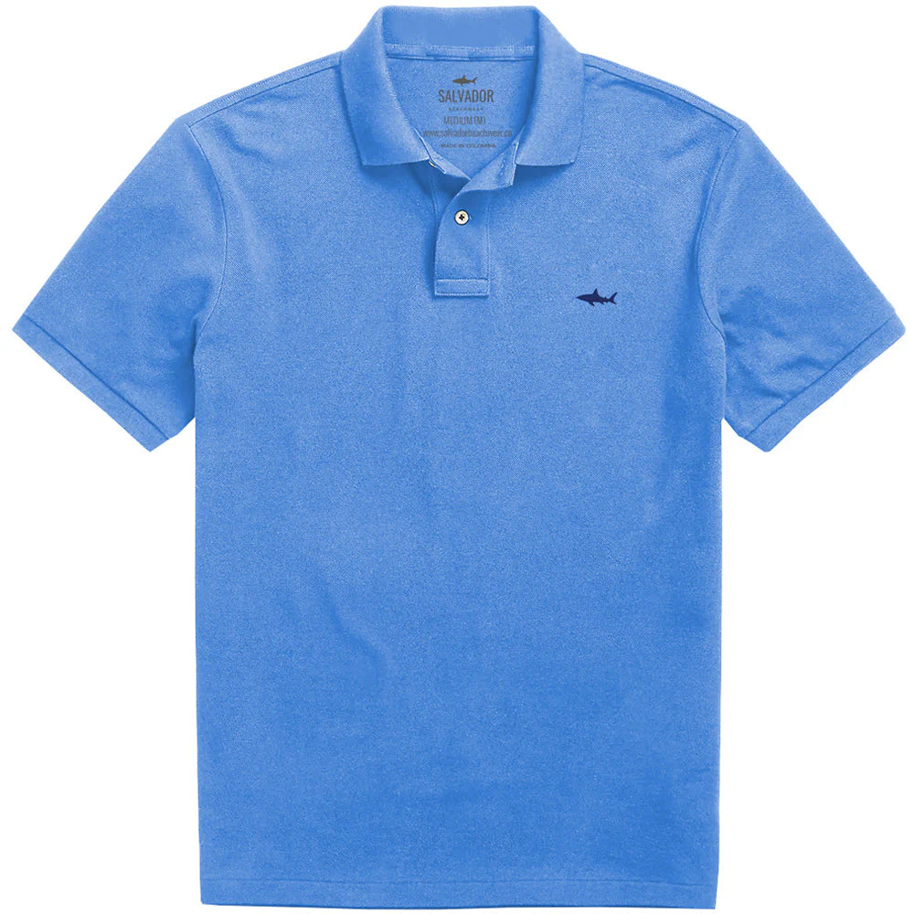 Camiseta Polo Azul Medio