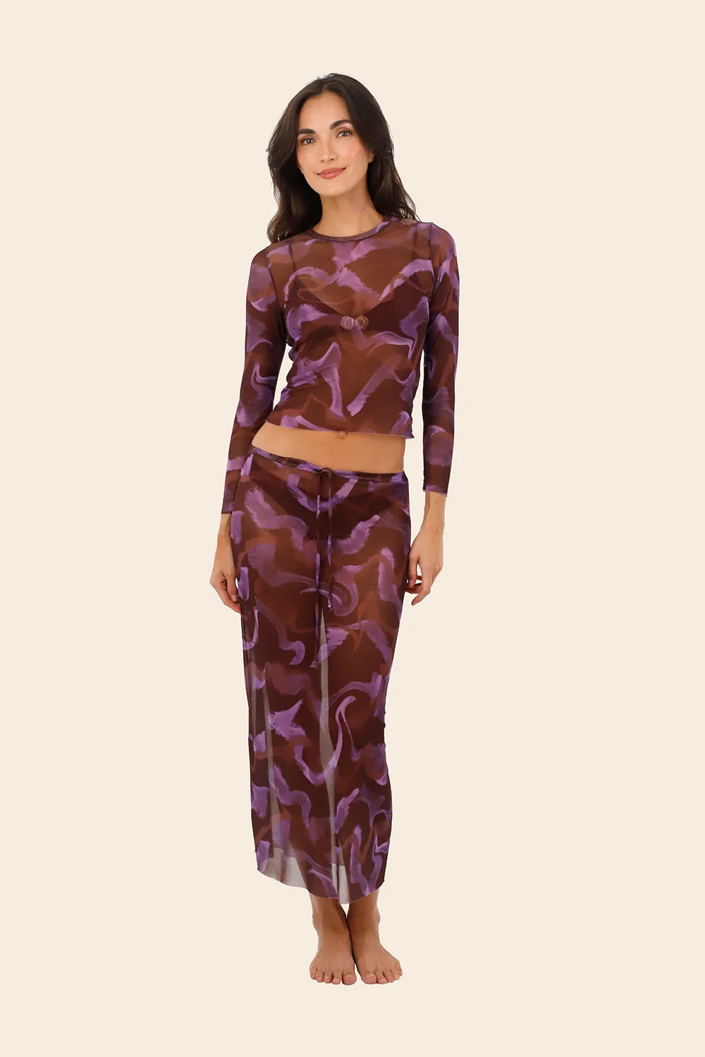 Top Brush Flame Sleek Mesh