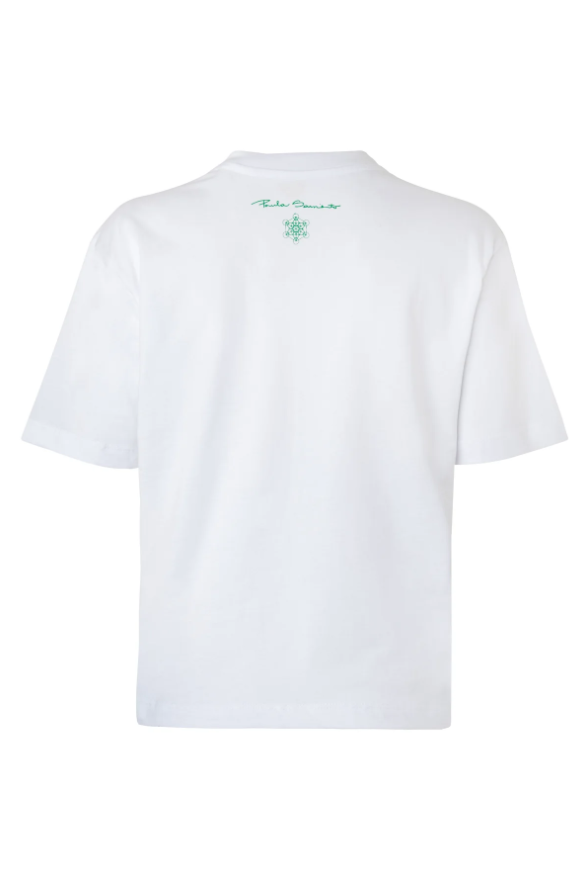 T Shirt Stencil Mujer Letras Verdes