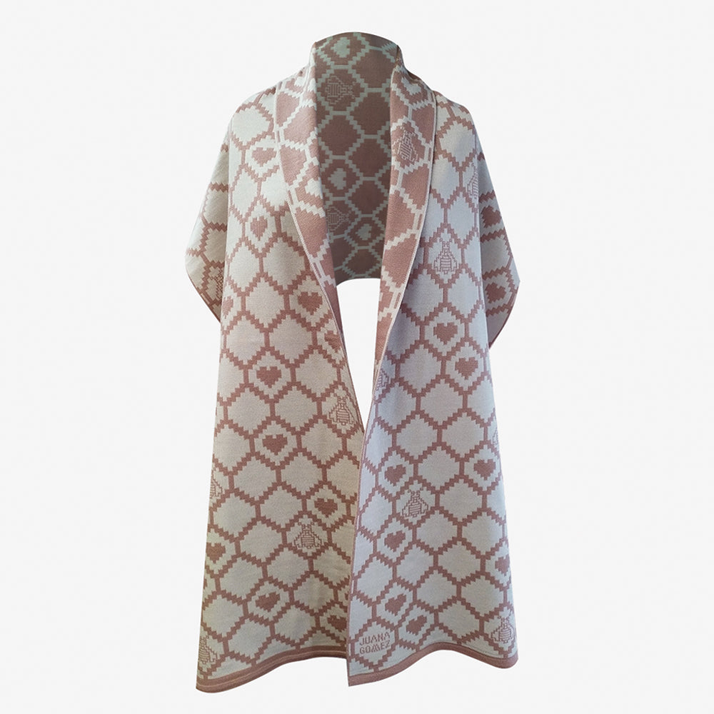 Maxiscarf Dulce Rosa