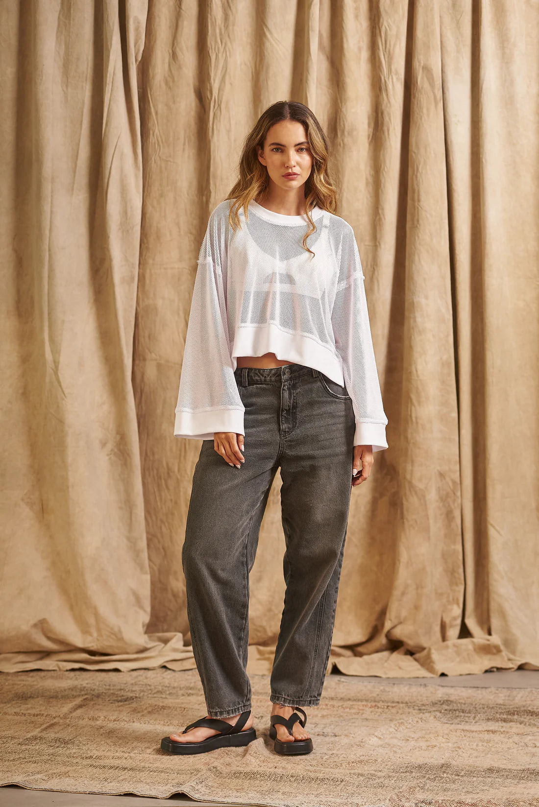 Camiseta Malla Oversized