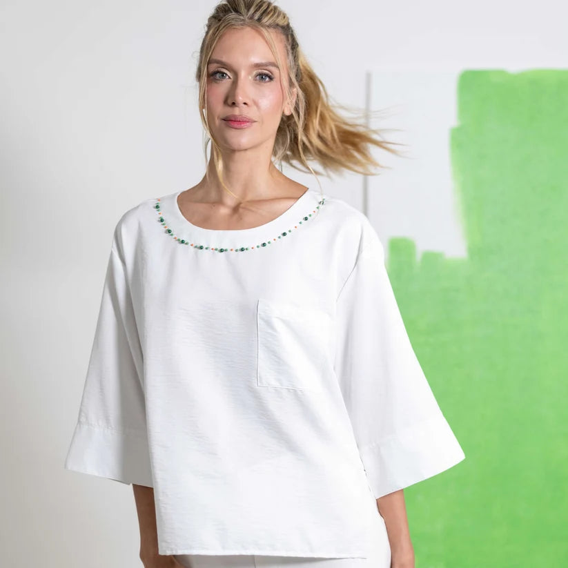 Blusa Poleo Blanco
