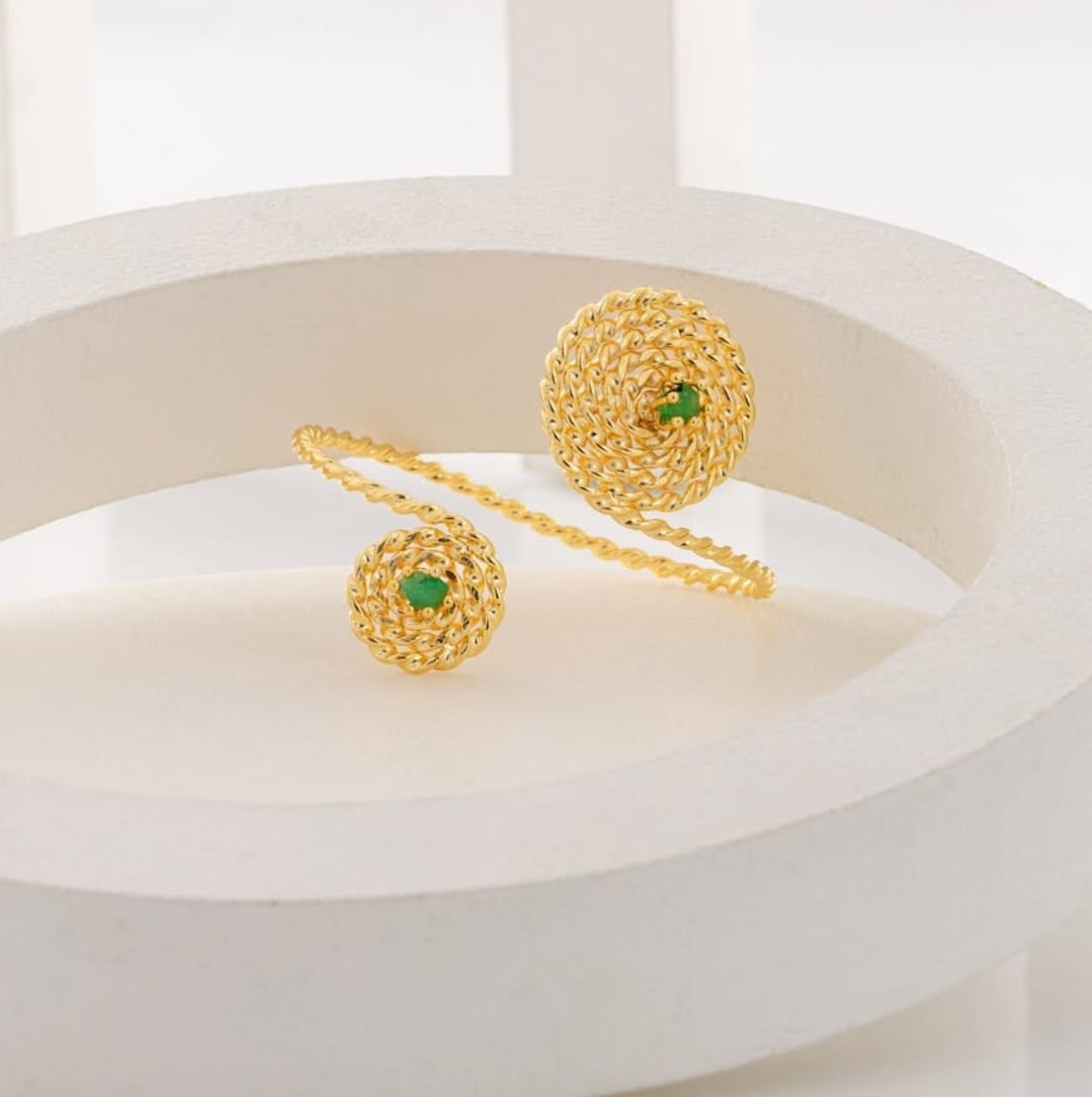 Brazalete caliope dorado