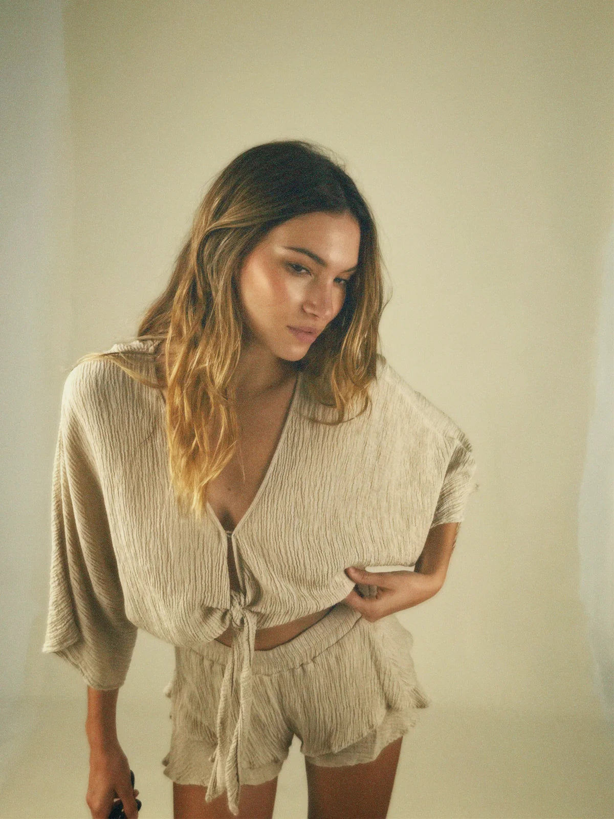 Shirt Textured Sand Isla