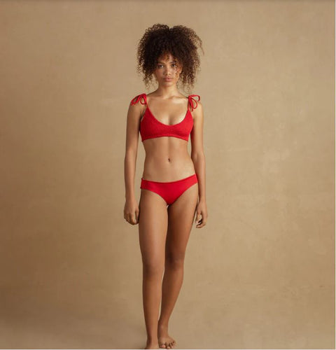 Bikini Top Sol & Bottom Zahra Red