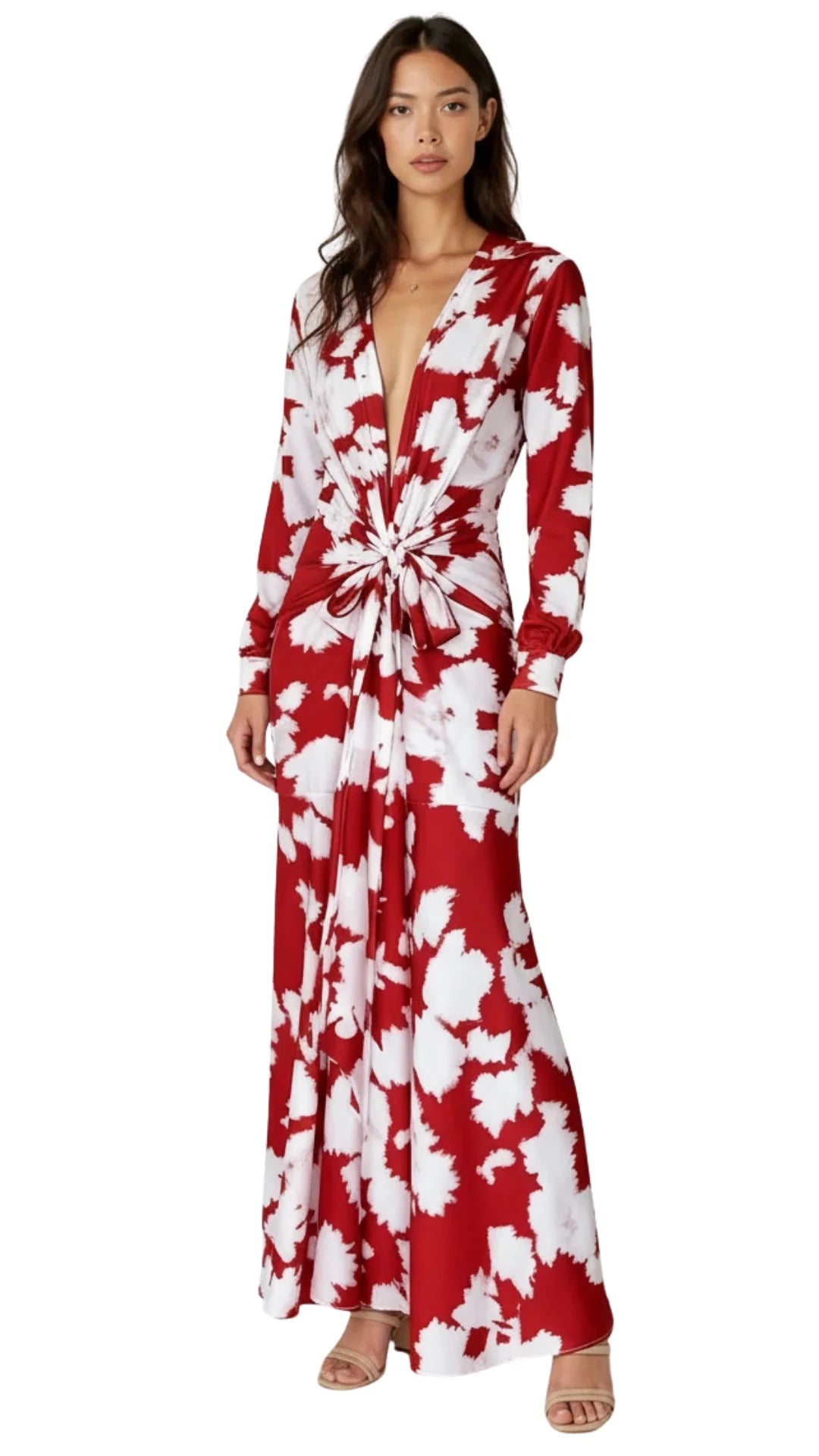 Vestido Frida Print Floral Rojo
