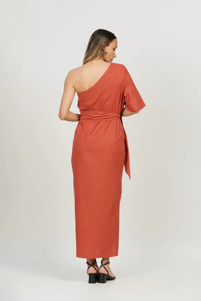 Vestido Halita Terracota