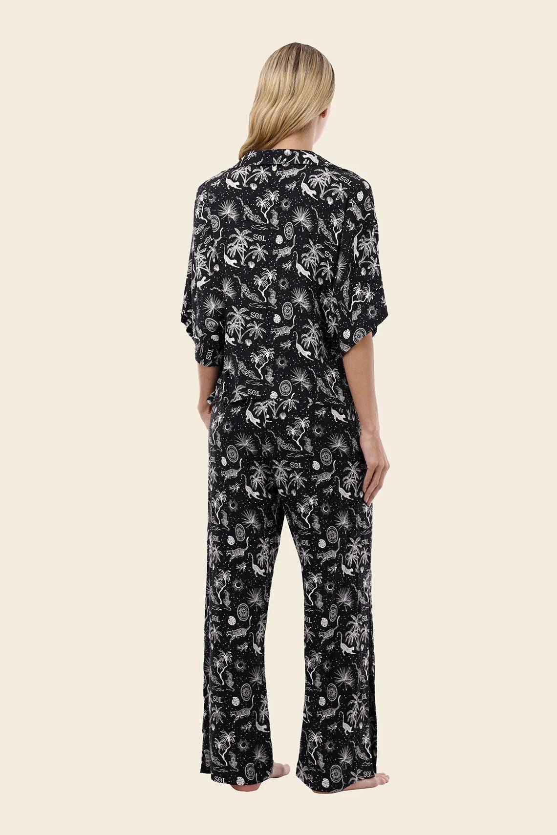 Shirt Laze & Pant Jumper Black Sunset Dreams Pijama