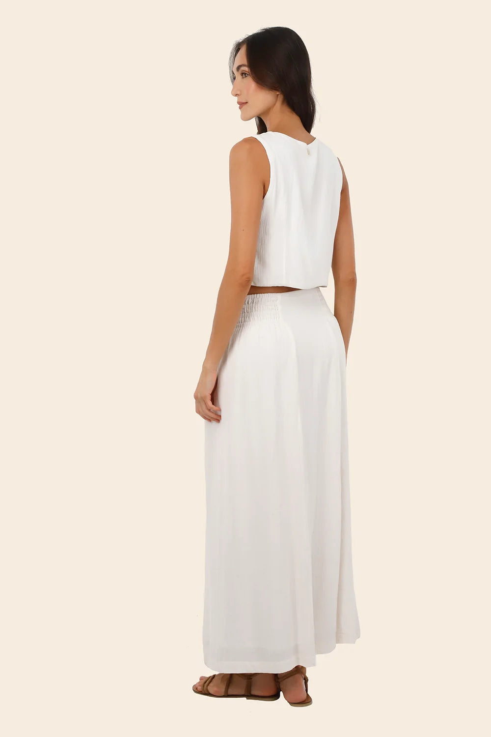 Vest White Oleana