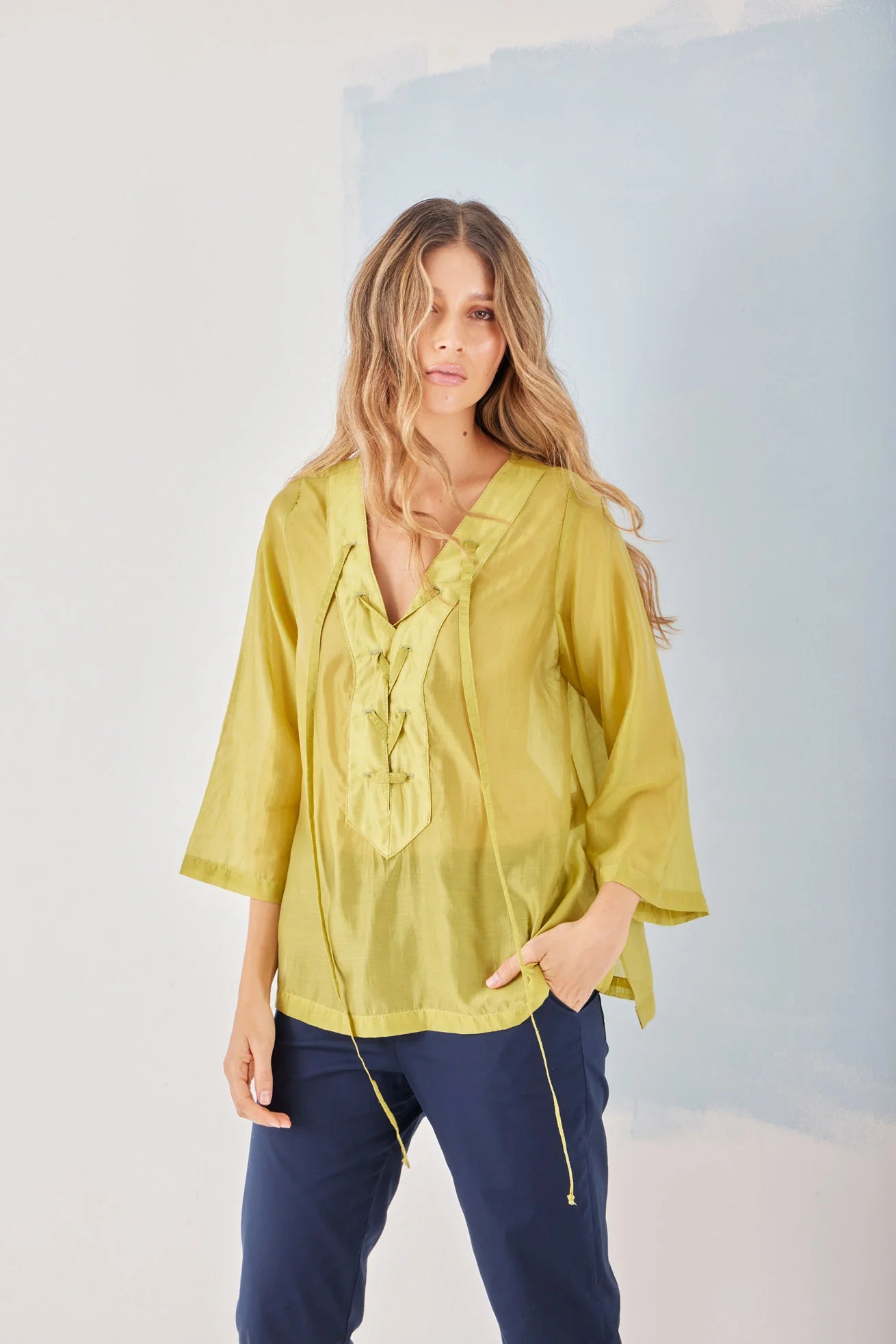 Camisa Leccion Lime